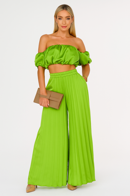 Zeyra – Pleated Two Piece Set