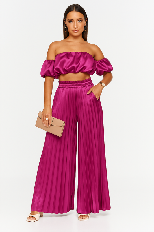 Zeyra – Pleated Two Piece Set