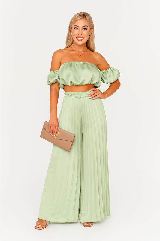 Zeyra – Pleated Two Piece Set