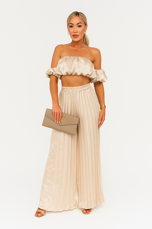 Zeyra – Pleated Two Piece Set