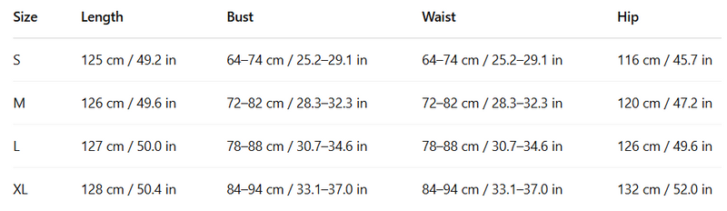 Size Guide