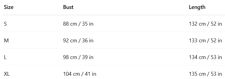 Size Guide