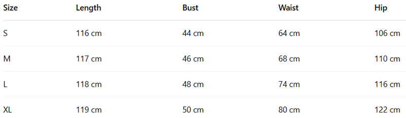 Size Guide