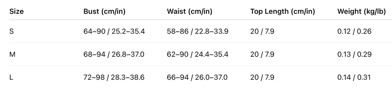 Size Guide