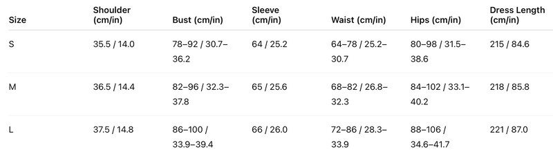 Size Guide
