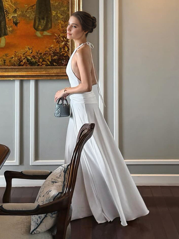 Halter Twist Maxi Dress