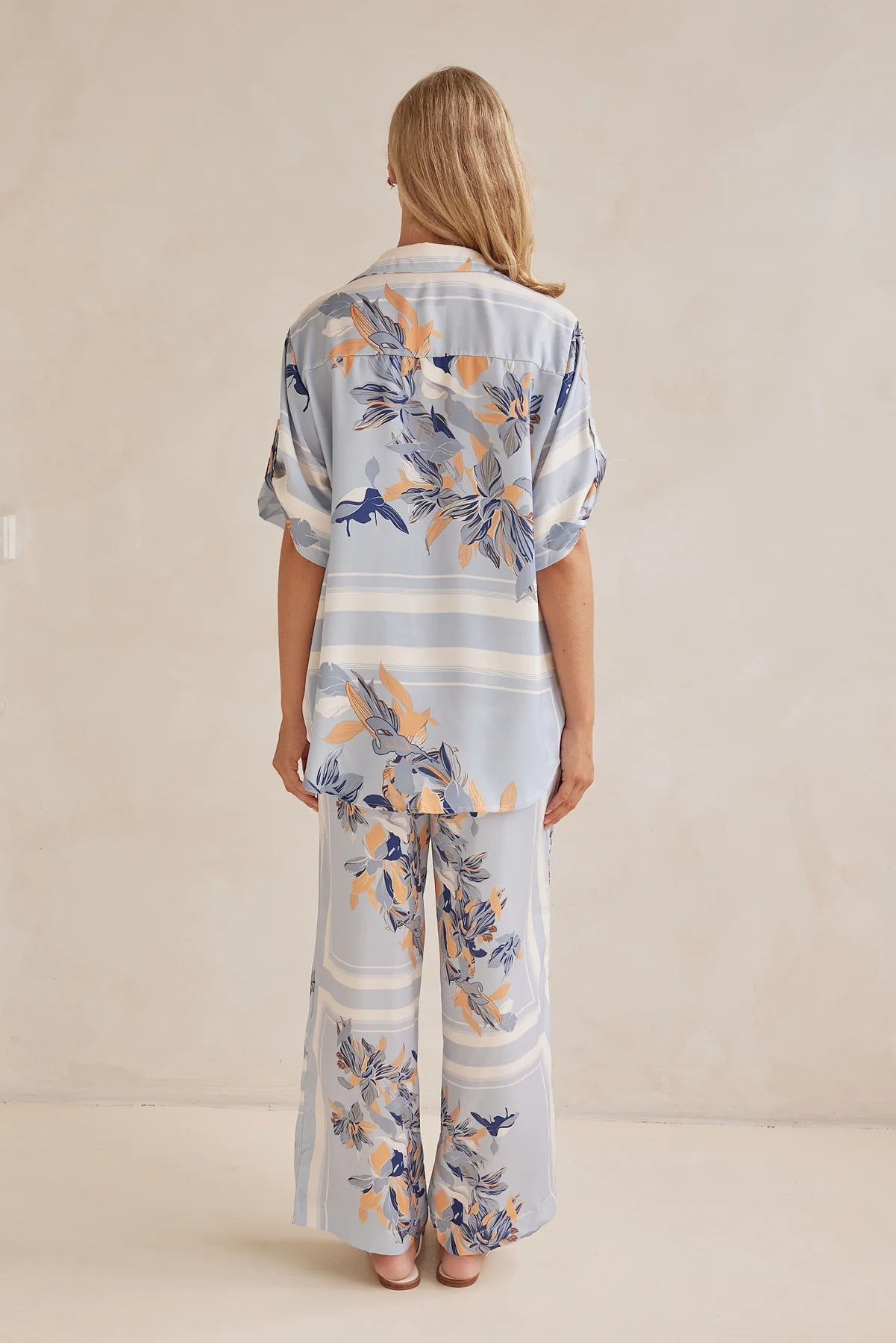 Isa – Printed Shirt & Trousers Set