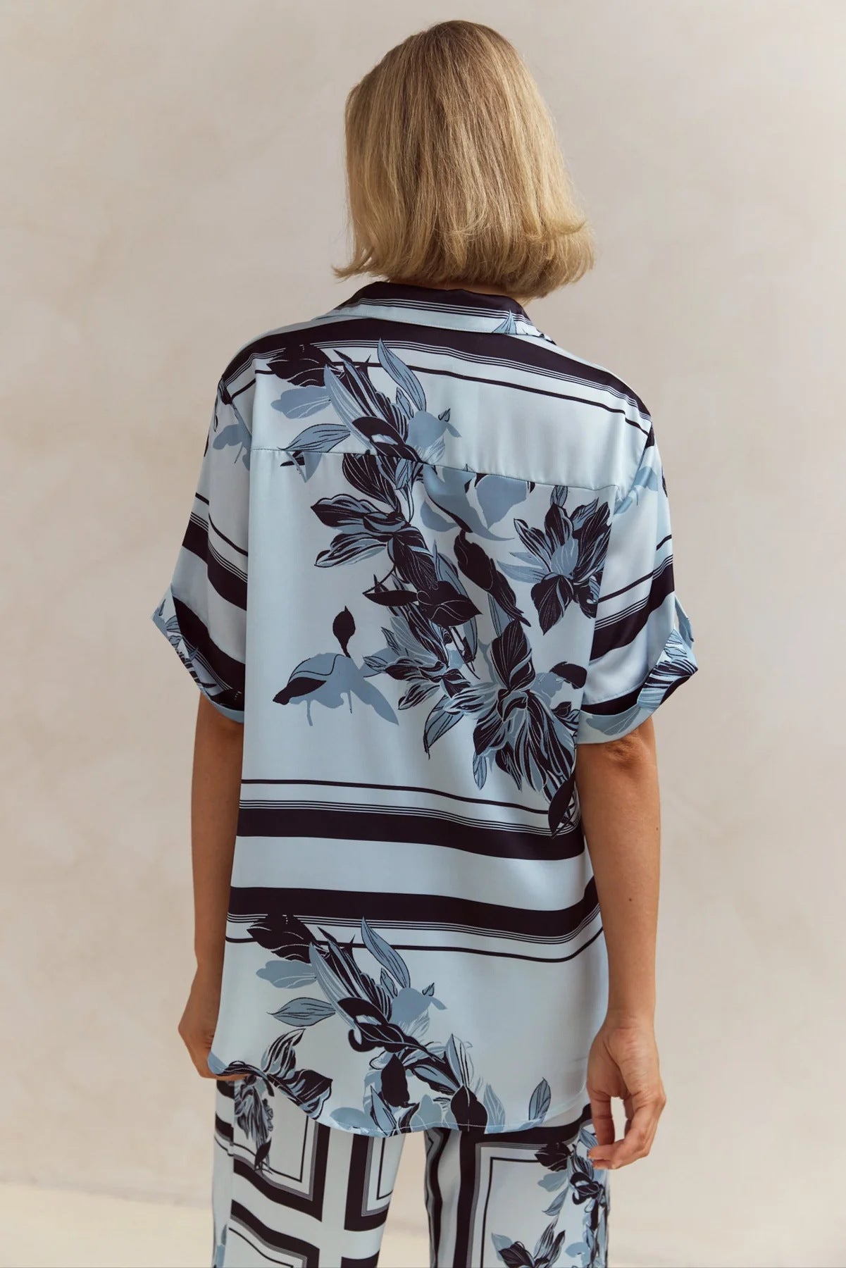 Isa – Printed Shirt & Trousers Set