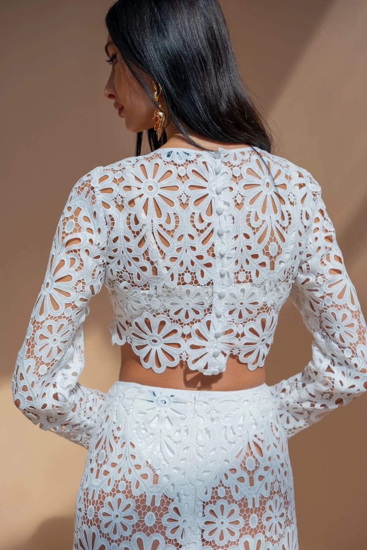 Embroidered Lace Set