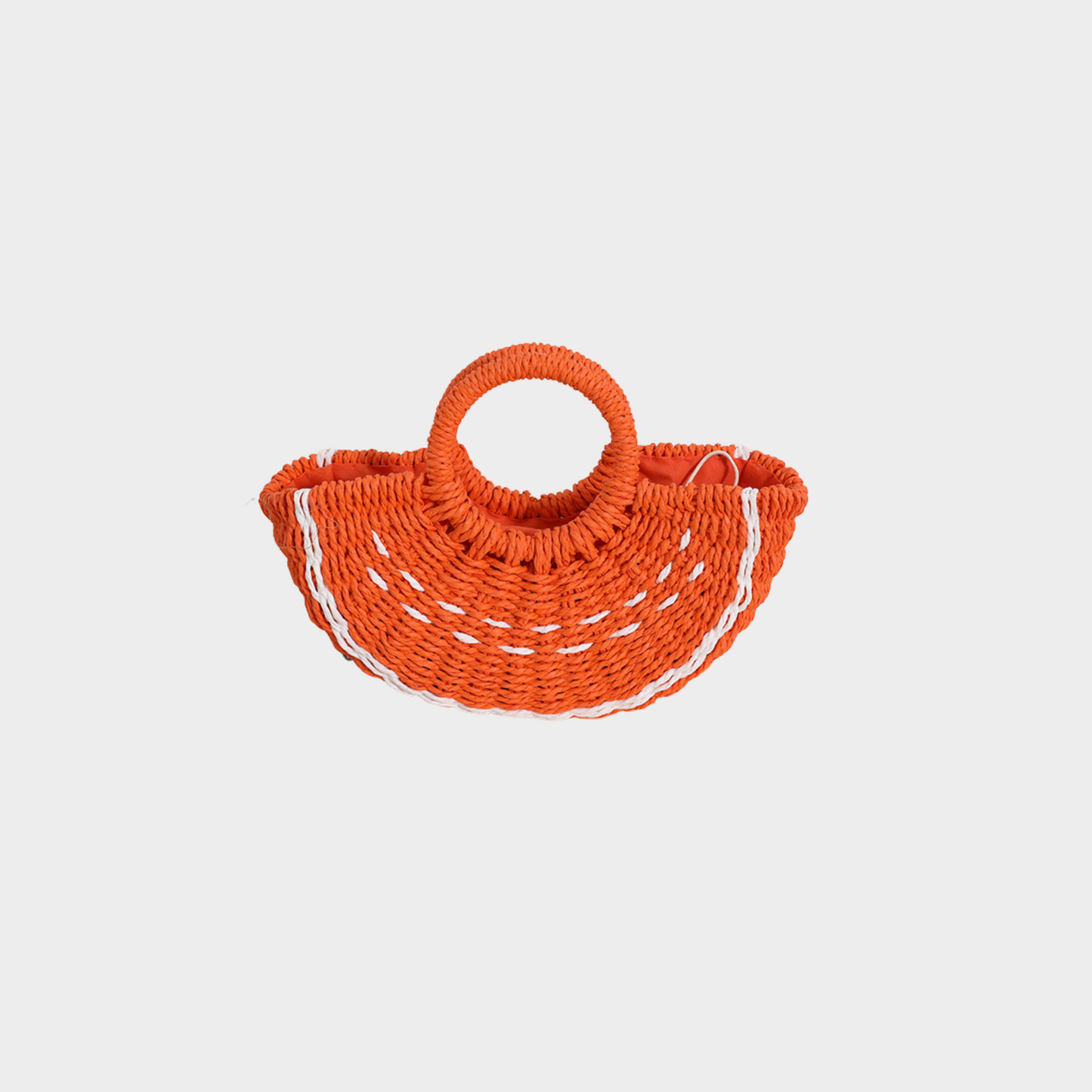 Fruit Slice Woven Straw Bag