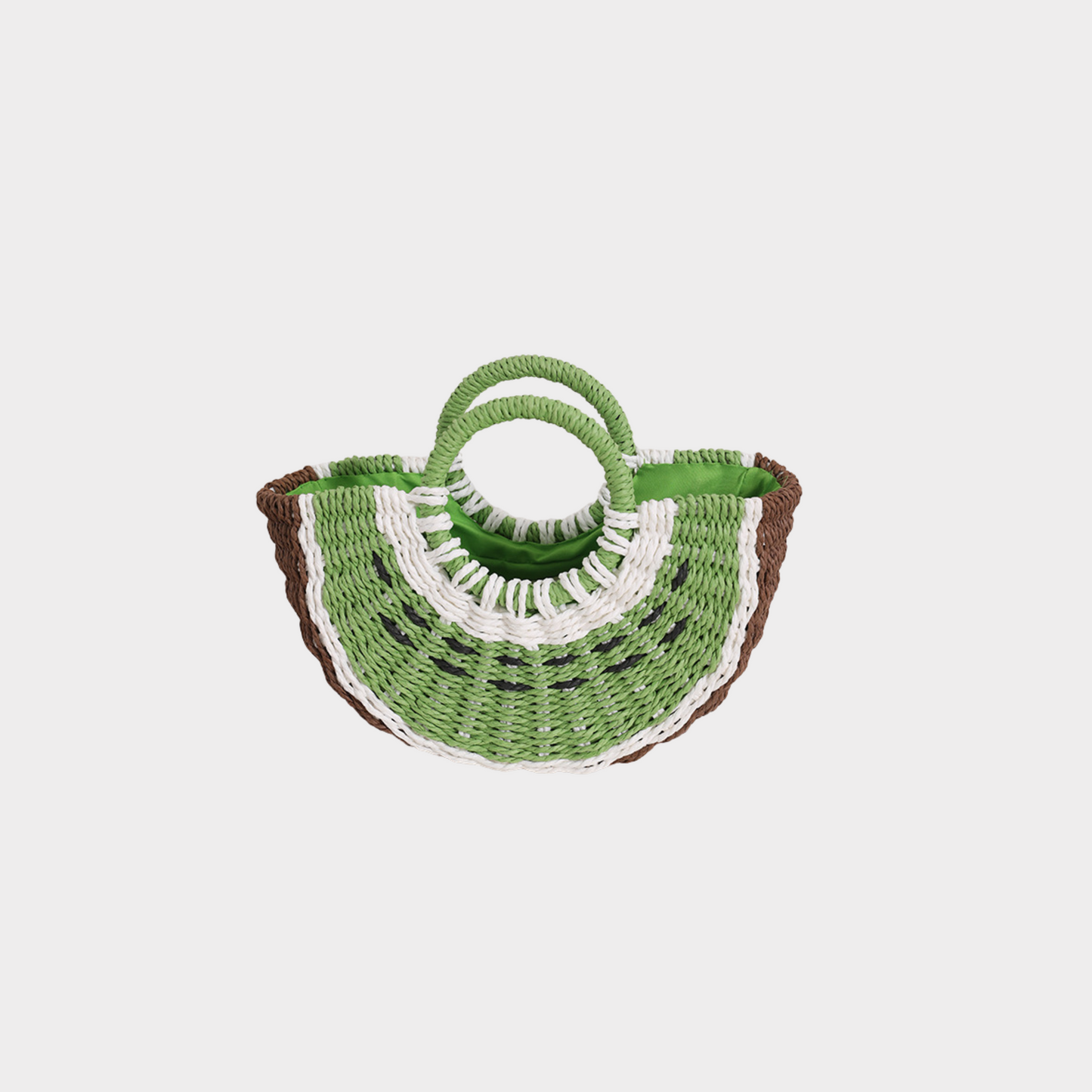 Fruit Slice Woven Straw Bag